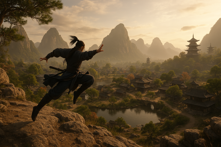 How Where Winds Meet Blends Martial Arts and Open World Exploration